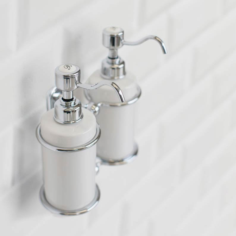 Burlington - Double Soap Dispenser - A20CHR  Profile Large Image