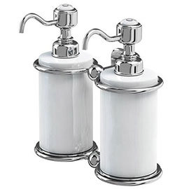 Burlington - Double Soap Dispenser - A20CHR Medium Image