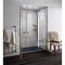 Burlington Eden Thermostatic Single Outlet Exposed Shower Bar Valve & Rigid Riser with Fixed Head  P