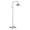 Burlington Eden Thermostatic Single Outlet Exposed Shower Bar Valve & Rigid Riser with Fixed Head La