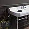 Burlington Edwardian 120cm Basin & Chrome Wash Stand  Feature Large Image