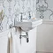 Burlington Edwardian 2TH Wall Mounted Cloakroom Basin - B8 Standard Large Image