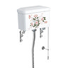 Burlington English Garden High Level Toilet and Cistern with Pull Rod Flush Profile Large Image