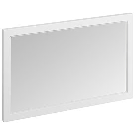 Burlington Framed 120 Mirror - Matt White Large Image