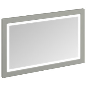 Burlington Framed 120 Mirror with LED Illumination - Dark Olive Large Image