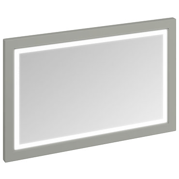 Burlington Framed 120 Mirror with LED Illumination - Dark Olive Profile Large Image
