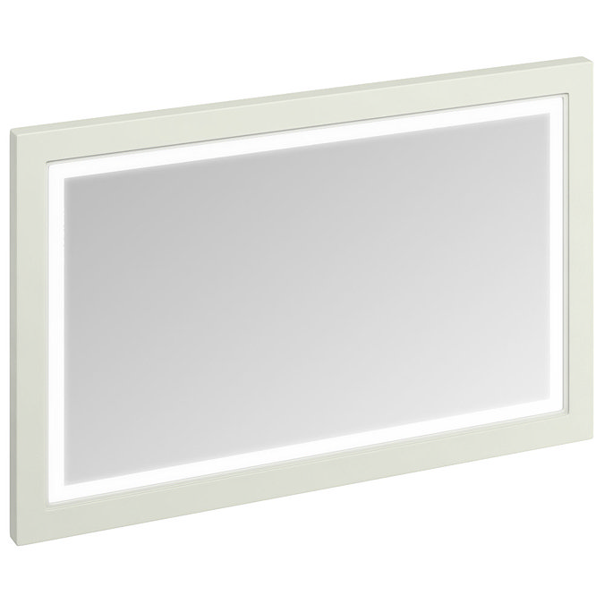 Burlington Framed 120 Mirror with LED Illumination - Sand Large Image