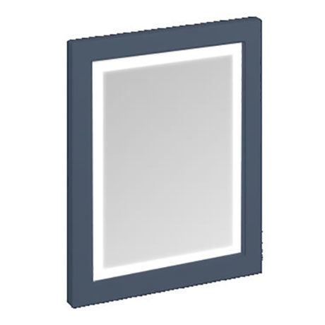 Burlington Framed 60 Mirror with LED Illumination - Blue Large Image