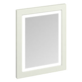 Burlington Framed 60 Mirror with LED Illumination - Sand Medium Image