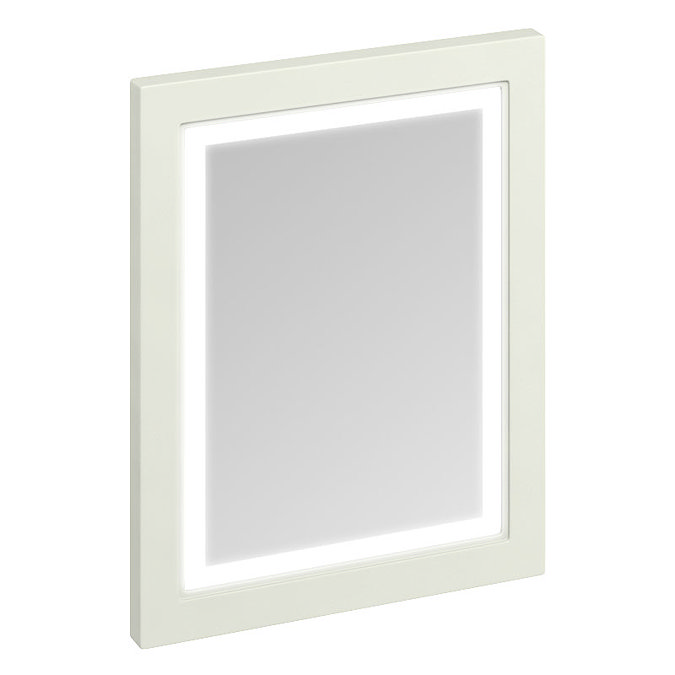 Burlington Framed 60 Mirror with LED Illumination - Sand Large Image