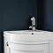 Burlington Freestanding 43cm Corner Vanity Unit & Basin - Sand Standard Large Image