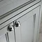 Burlington 65 2-Door Vanity Unit & Classic Invisible Overflow/Waste Basin (Dark Olive - 2 Tap Hole)