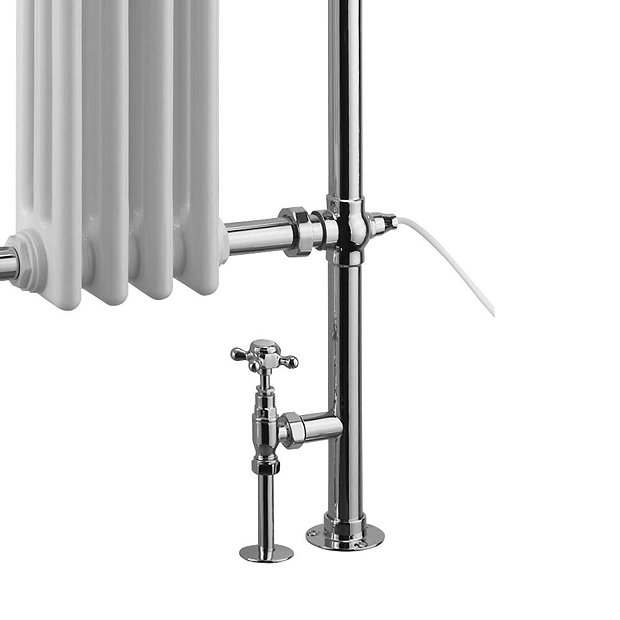 Burlington Full Bloomsbury Radiator/Fittings and Electric Heating Kit ...