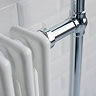 Burlington Full Trafalgar Traditional Radiator (Inc. Valves + Electric Heating Kit)  In Bathroom Large Image