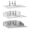 Burlington Georgian Marble Basin with Vanity Unit - Oak Profile Large Image
