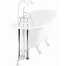 Burlington Gold Decorative Bath Pipe Shrouds  Profile Large Image