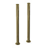 Burlington Gold Decorative Bath Pipe Shrouds Large Image