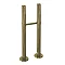 Burlington Gold Freestanding Bath Standpipes with Support Bar Large Image
