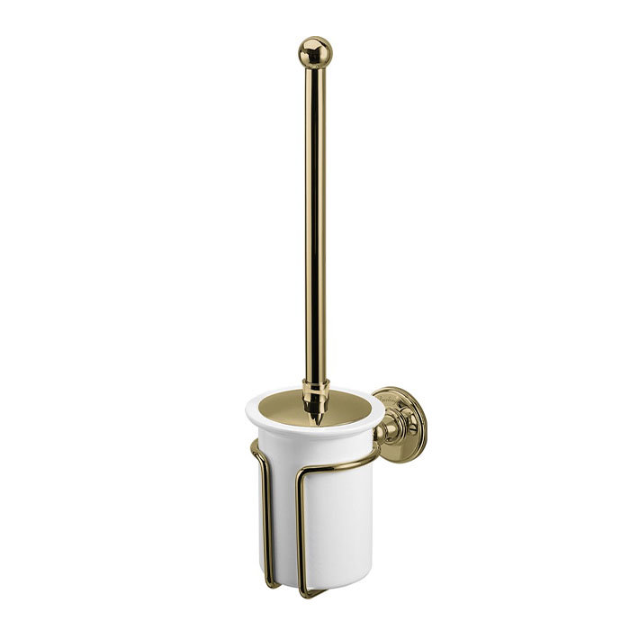 Burlington Gold Toilet Brush Holder - A8-GOLD Large Image