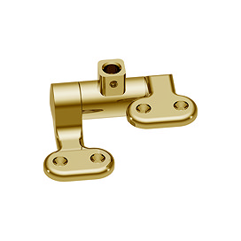 Burlington Guild Toilet Seat Hinges with Top Fixings - Gold