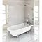 Burlington Hampton RH 1500mm Showering Bath + Legs  additional Large Image