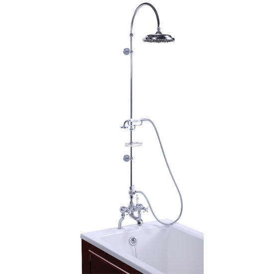 Burlington Traditional Hampton Bath/Shower and Basin Suite Standard Large Image