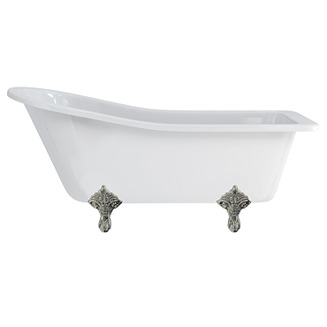 Burlington - Harewood Slipper 1700mm Freestanding Bath with Legs Profile Large Image