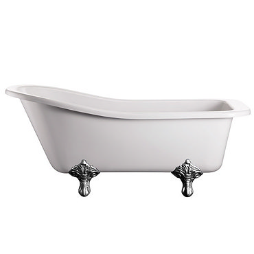 Burlington - Harewood Slipper 1700mm Freestanding Bath with Legs Profile Large Image