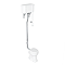 Burlington High Level Toilet - White Ceramic Cistern