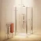 Burlington Traditional Hinged Shower Door & Side Panel Large Image