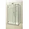Burlington Traditional Hinged Shower Door with Inline Panel & Side Panel Profile Large Image