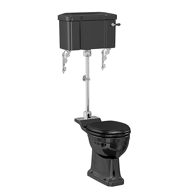 Burlington Jet Medium Level Traditional Toilet Large Image