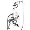 Burlington Kensington - Angled Deck Mounted Bath/Shower Mixer - KE19 Profile Large Image