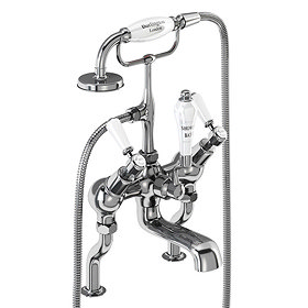 Burlington Kensington - Angled Deck Mounted Bath/Shower Mixer - KE19 Large Image