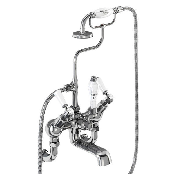 Burlington Kensington - Angled Wall Mounted Bath/Shower Mixer - KE21 Profile Large Image