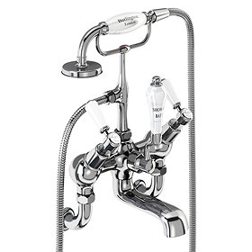 Burlington Kensington - Angled Wall Mounted Bath/Shower Mixer - KE21 Large Image