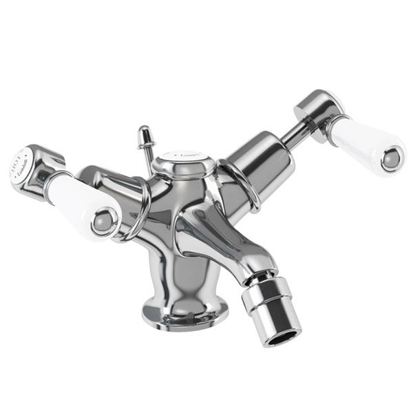 Burlington Kensington - Bidet Mixer with Pop Up Waste - KE13 Profile Large Image