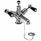 Burlington Kensington Black Basin Mixer with Plug & Chain Waste Large Image