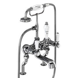 Burlington Kensington - Chrome Deck Mounted Bath/Shower Mixer - KE15 Medium Image