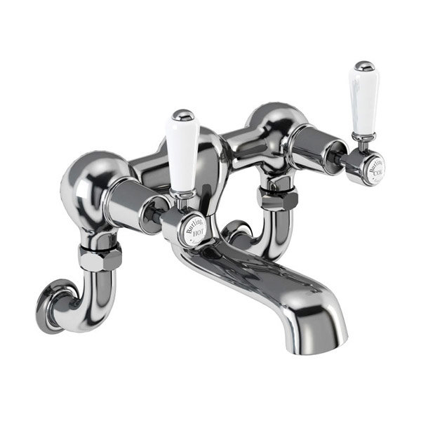 Burlington Kensington - Chrome Wall Mounted Bath Filler - KE24 Large Image