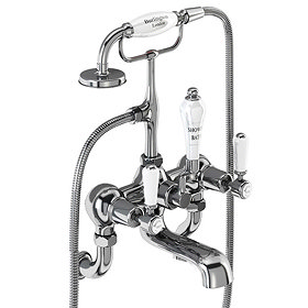 Burlington Kensington - Chrome Wall Mounted Bath/Shower Mixer - KE17 Large Image