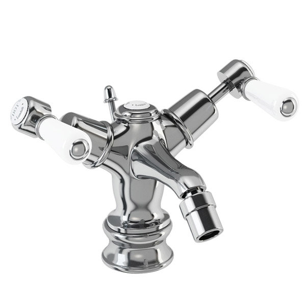 Burlington Kensington Regent - Bidet Mixer with Pop Up Waste - KER13 Profile Large Image