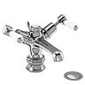 Burlington Kensington Regent - Chrome Basin Mixer with Pop Up Waste - KER4 Profile Large Image
