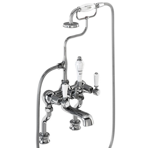 Burlington Kensington Regent - Chrome Deck Mounted Bath/Shower Mixer - KER15 Profile Large Image