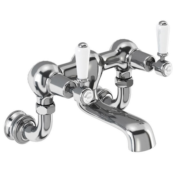 Burlington Kensington Regent - Chrome Wall Mounted Bath Filler - KER24 Large Image