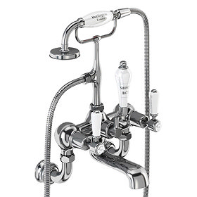 Burlington Kensington Regent - Chrome Wall Mounted Bath/Shower Mixer - KER17 Large Image