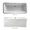 Burlington London 1800mm Rectangle Soaking Tub - E19 Profile Large Image