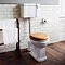 Burlington Low Level WC - 44cm Slimline Cistern - Button Flush Profile Large Image