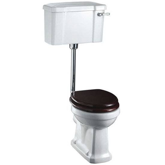 Burlington Low Level WC w/ Edwardian Large Basin & Pedestal - Various Tap Hole Options Profile Large