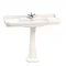 Burlington Medici 1200mm 1TH Edwardian Basin and Pedestal Large Image